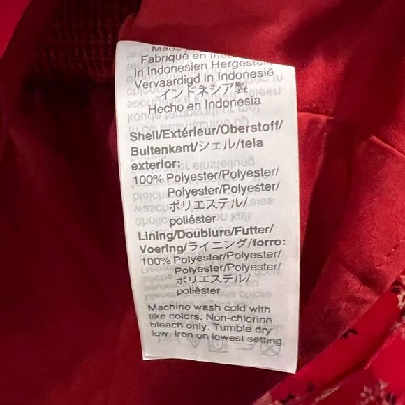 Madewell Floral Peplum Blouse | Size: Small | Color: Red - Picture 3 of 5